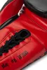 Boxhandschuhe aus Leder (1 Paar) ANGELUS Black/Red 10 oz R Produktbild-Vorschau 3