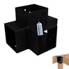 GeZu Impex Pfostenecke 4 Balken 121 x 121 mm Schwarz Produktbild-Vorschau 1