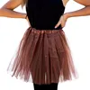 Oblique Unique Tutu Tütü Damen Rock braun Tüllrock Produktbild-Vorschau 1