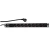 LogiLink 19" Steckdosenleiste 9-fach ohne Schalter schwarz Produktbild-Vorschau 9