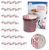 sada 50 kelímků 350 ml do 82 víček Dřevěné srdce červené Náhled obrázku produktu 1