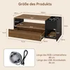Puluomis Couchtisch mit Schublade, RGB LED Beleuchtung und Produktbild-Vorschau 4