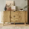 Merax Sideboard mit 2 Schiebetüren und 2 Schubladen, Produktbild-Vorschau 1