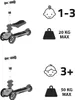 Monopattino triciclo per bambini - monopattino city scooter Anteprima dell’immagine prodotto 15
