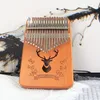 Kvalitní kalimba z mahagonu, sada afrických hudebních Náhled obrázku produktu 9