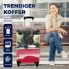 MuchoWow® Koffer Handgepäck Trolley Rollkoffer Kleine Produktbild-Vorschau 2