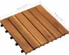 vidaXL 10 x Fliese aus Akazienholz 30 x 30 cm vertikales Produktbild-Vorschau 8