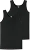 Schiesser Schüler Jungen 2 er Pack Tanks Gr. 176  schwarz Produktbild-Vorschau 1