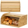 Brotkasten aus Bambus 38x28x18 cm mit Rollladen, großer Produktbild-Vorschau 7