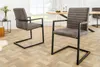 riess-ambiente Moderner Freischwinger Stuhl LOFT taupe grau Produktbild-Vorschau 5