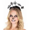 4x Halloween Glitzer Haarreif (Fledermaus, Geister, Katzen Produktbild-Vorschau 3