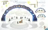 A display of various winter landscape elements and accessories, likely for a Christmas village or diorama. Produktbild-Vorschau