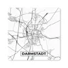 MuchoWow® Mauspad Mousepad Karte - Darmstadt - Karte - Produktbild-Vorschau 1