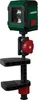 A green and black laser measuring device with a clamp mount, shown against a white background. Produktbild-Vorschau