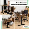 di volio Höhenverstellbarer Schreibtisch Biago, 140 x 60 Produktbild-Vorschau 6