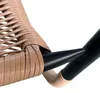 Aga Gartenstuhl RATAN Dunkelgrau/Beige Produktbild-Vorschau 2