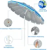 COSTWAY parasol plażowy parasol ogrodowy parasol ogrodowy Podgląd zdjęcia produktu 3
