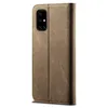 Galaxy A51 Hülle, LaimTop Denim Leder Brieftasche Produktbild-Vorschau 3