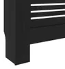 vidaXL MDF Heizkörperverkleidung Schwarz 205 cm Produktbild-Vorschau 6