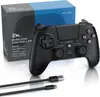 A black wireless controller and its packaging are displayed on a white background. Produktbild-Vorschau