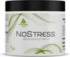 A white jar of supplements with a black lid, featuring green wavy lines and text on the label. Produktbild-Vorschau