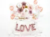 Folienballon Love 140x35cm roségold Produktbild-Vorschau 2
