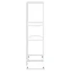vidaXL Présentoir à fleurs 4 étages 43x22x76 cm Blanc Métal Voir les images du produit 4