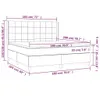 The Living Store Boxspringbett mit Matratze Creme 180x200 Produktbild-Vorschau 7
