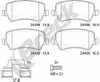 BRECK Bremsbeläge Satz Hinten Bremsklötze für FORD S-MAX Produktbild-Vorschau 1