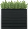 vidaXL Zvýšená posteľ antracit 100 x 100 x 77 cm Náhľad obrázku produktu 1