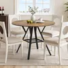 BEALIFE Runder Esstisch 100 cm Ø | Für Esszimmer, Balkon & Produktbild-Vorschau 7