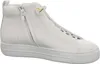 A white high-top sneaker is shown from the side against a white background. Voir les images du produit