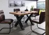 MASSIVMOEBEL24 Baumtisch Sheesham 160x90x77 grau gebeizt / Produktbild-Vorschau 9