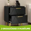 Beistelltisch mit 2 Schubladen, 2 USB-Anschlš¹ssen und 2 Produktbild-Vorschau 5