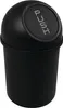 Abfallbehälter H375xØ214mm 6l schwarz HELIT Produktbild-Vorschau 1