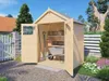 Alpholz Gerätehaus Alisha 202x131cm mit 14mm Wandstärke Produktbild-Vorschau 14
