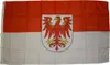Bandiera Brandeburgo 90 x 150 cm con 2 occhielli 100g/m² Anteprima dell’immagine prodotto 1