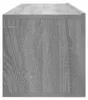 vidaXL TV nástěnná skříňka Grey Sonoma 100x30x30 cm Dřevěný Náhled obrázku produktu 7