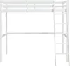 Hochbett - 120 x 190 cm - Kiefer massiv - Geweißt - GEDEON Produktbild-Vorschau 1