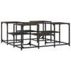 Couchtisch Braun Eichen-Optik 91x91x40 cm Holzwerkstoff Produktbild-Vorschau 1