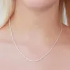 Unique Schlangenkette 925er Silber Silberkette Damen 1,6mm Produktbild-Vorschau 2
