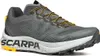 Trailrunning-Schuhe "Spin Planet" von Scarpa in Grau mit gelben Akzenten und rutschfester Sohle. Produktbild-Vorschau