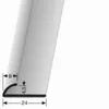 Abschlussprofil 7 x 24 x 2700 mm Einfassleiste Produktbild-Vorschau 4