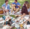 Campingdecke,Boho Picknickdecke 200x200cm Mit Tragegriff Produktbild-Vorschau 5