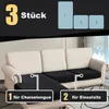 Sofa Überzug Jacquard Kariert L-förmig Sofa mit 2 Produktbild-Vorschau 6
