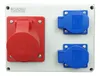 RoadEu - Wandverteiler 16A 5P CEE Steckdose mit 2X Schuko Produktbild-Vorschau 2