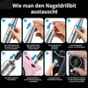 Kabellose Nagelfräse 45000 U/min LCD Display 3600mAh USB-C Produktbild-Vorschau 4
