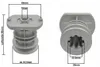 STIGA HONDA ŽACIE LOPATKY 22,2 mm ORIGINÁL Náhľad obrázku produktu 6