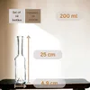 gouveo 12er Set Glasflaschen 200 ml Sinfonie mit Korken Produktbild-Vorschau 3