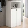 ProjektX meuble à chaussures 2 portes, 1 niche blanc Voir les images du produit 8